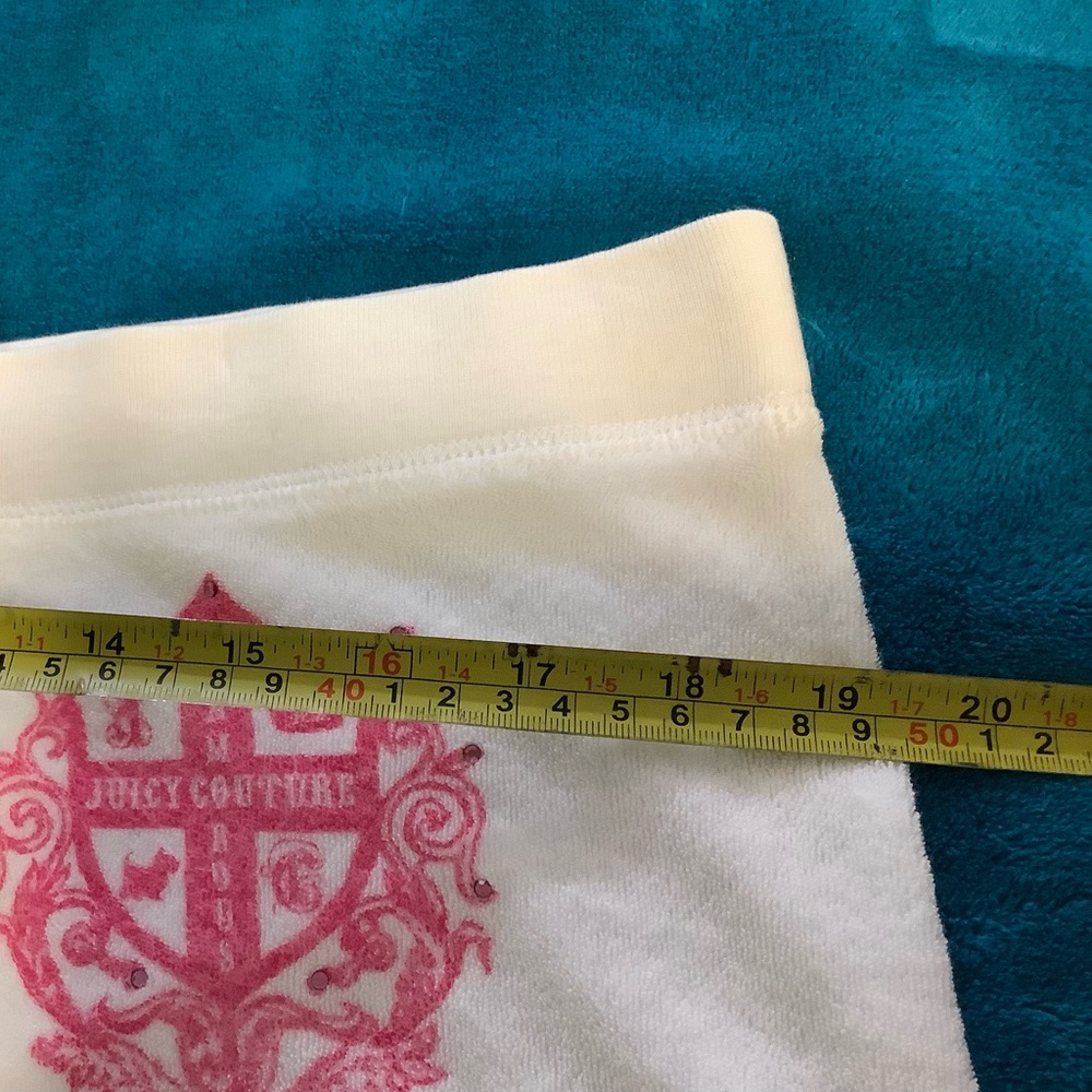Juicy Couture 90s Terry Pants 36 x 33 Zip Up Hoodie Tracksuit - Picture 11 of 15